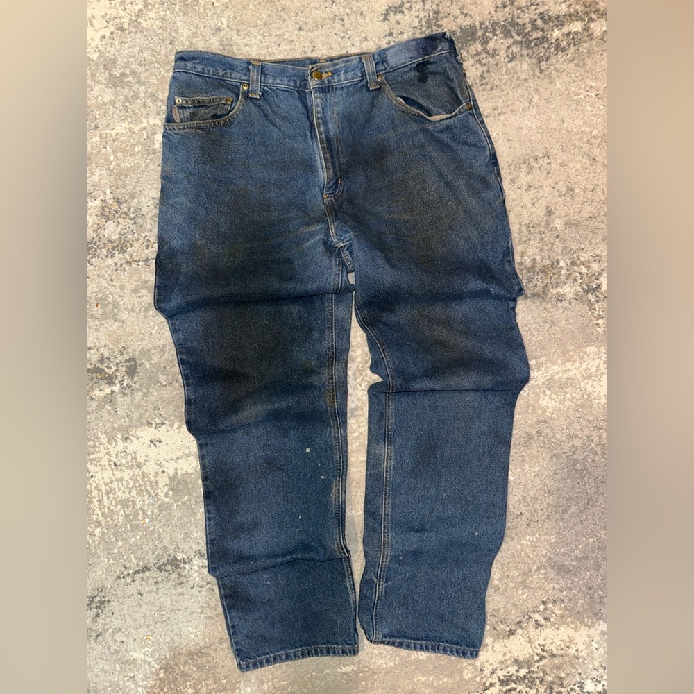 Carhartt Men's Relaxed Fit Blue Jeans